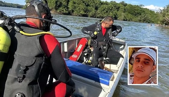 Bombeiros encerram buscas e encontram corpo de jovem de 25 anos que desapareceu em rio de MT