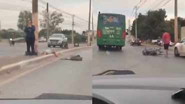 Motociclista morre após bater em poste durante a madrugada em Cuiabá;veja vídeo