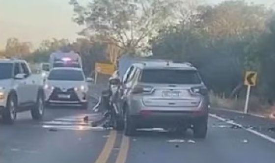 Batida entre carros deixa três mortos em rodovia de Mato Grosso