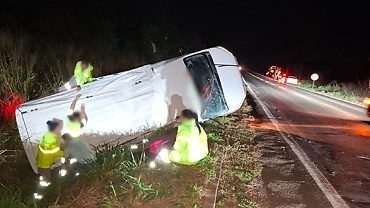 Acidente mobiliza resgate e interdita trecho da BR-163 entre Lucas e Nova Mutum/MT