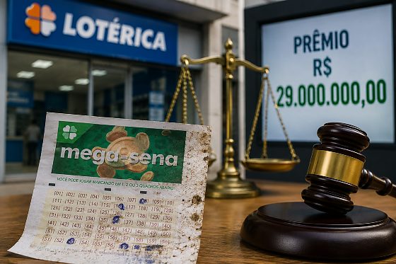 Bilhete premiado é alvo de disputa judicial entre dono de lotérica e ex-funcionária em Sinop/MT