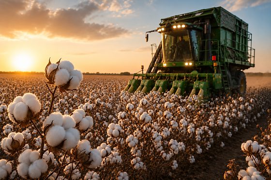 Mesmo com menos área cultivada, MT deve colher safra recorde de algodão