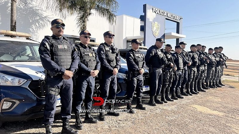 PM lança Operação Força Total para intensificar combate à criminalidade em Nova Mutum/MT
