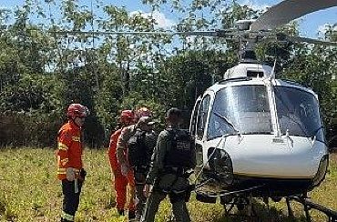Trabalhador sofre choque elétrico em fazenda e é resgatado por helicóptero em MT
