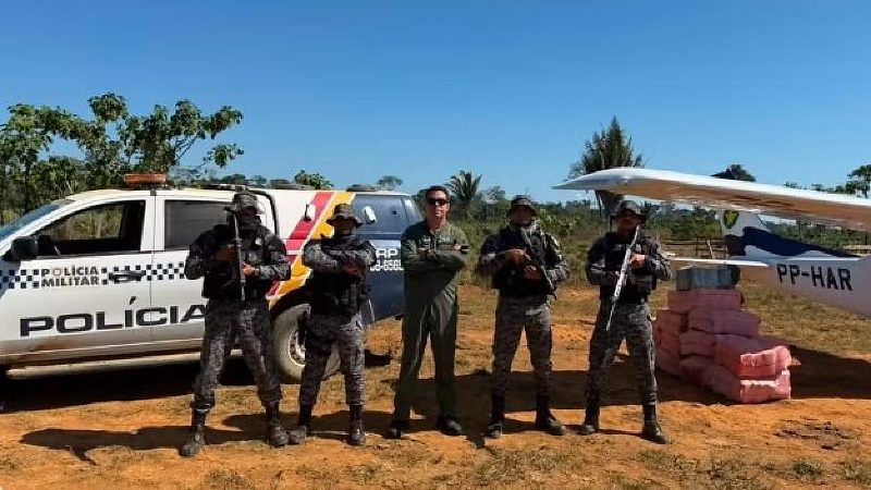 Denúncia sobre voos clandestinos da Bolívia leva polícia a encontrar droga em fazenda de MT