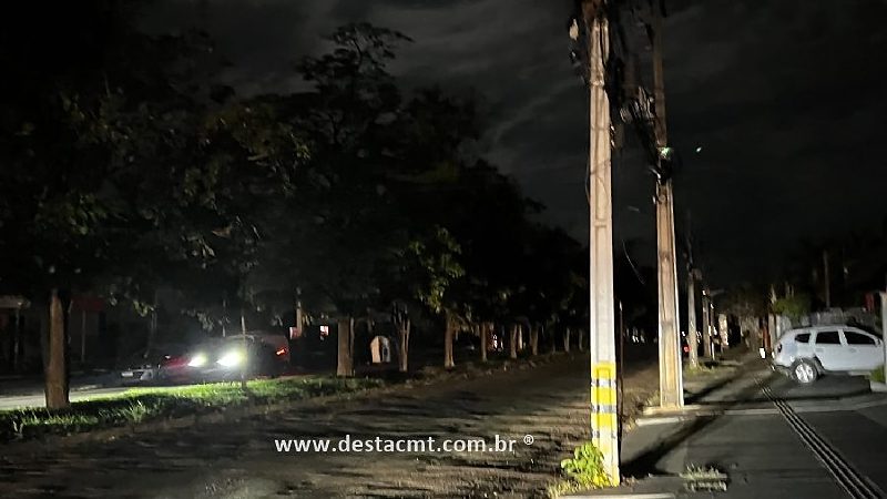 Apagão surpreende moradores e deixa cidades do norte de MT sem energia
