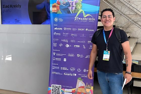 Maestro de música de Nova Mutum participa do Festival Internacional WASBE no Rio de Janeiro