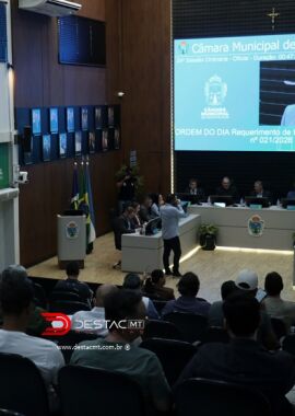 Vereadores mantêm veto do Executivo a projeto que criava Cine Azul em Nova Mutum/MT