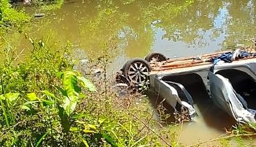 Homem de 33 anos morre após carro cair em lagoa às margens da MT-322