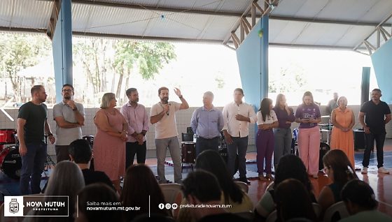 Prefeitura entrega quadra coberta na Escola Municipal de Ensino Integral Marton Lucca