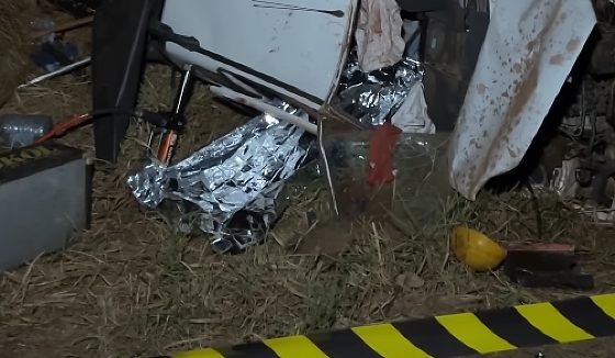 Homem morre após Fiat Strada bater de frente com carreta na BR-163 entre Sorriso e Sinop/MT