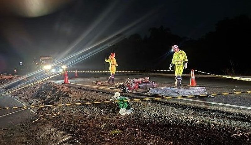 Homem morre em acidente entre moto e ônibus na BR-163, em Sorriso/MT