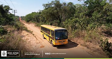 Transporte escolar em Nova Mutum percorre 7.889 km por dia para atender 2.746 alunos