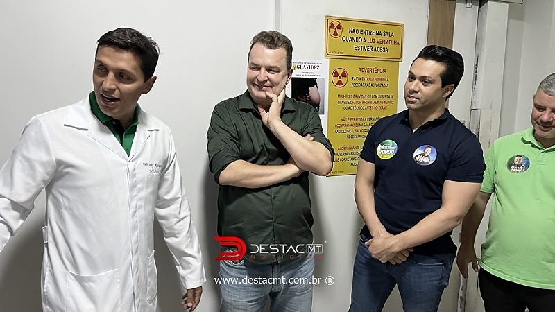 Elson Ramos visita Hospital Hilda em Nova Mutum e diz que saúde será prioridade no Senado