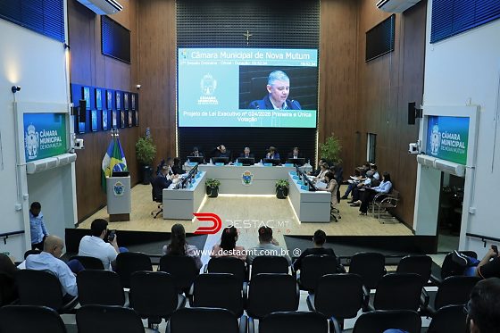 Bolsa Atleta e coleta seletiva movimentam sessão da Câmara em Nova Mutum/MT