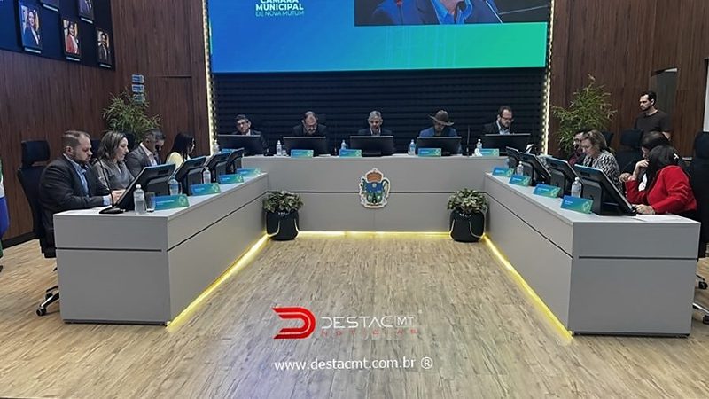 Refis, crédito de R$ 750 mil e projetos voltados às mulheres entram na pauta da Câmara de Nova Mutum/MT