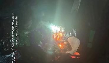 Avião cai, pega fogo e deixa dois mortos às margens da MT-130 em Poxoréu/MT;VEJA VÍDEO