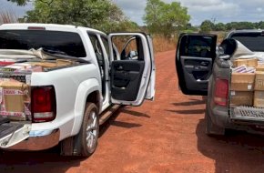 Polícia prende quatro pessoas com mais de 1,5 mil produtos e anabolizantes em rodovia de MT