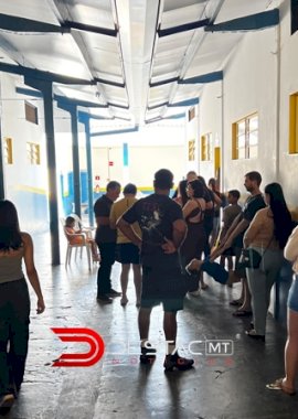 Eleições 2026 seguem tranquilas em Nova Mutum e eleitores formam filas nas primeiras horas de votação
