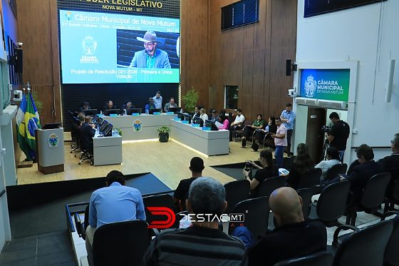 Sessão na Câmara de Nova Mutum reúne propostas sobre LGPD, idosos e segurança no trânsito