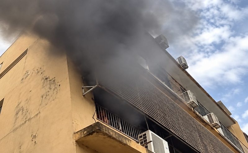 Princípio de incêndio faz UFMT evacuar dois blocos em Cuiabá;veja vídeo