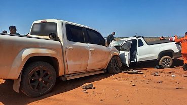 Batida frontal deixa homem gravemente ferido em estrada rural de Nova Mutum/MT