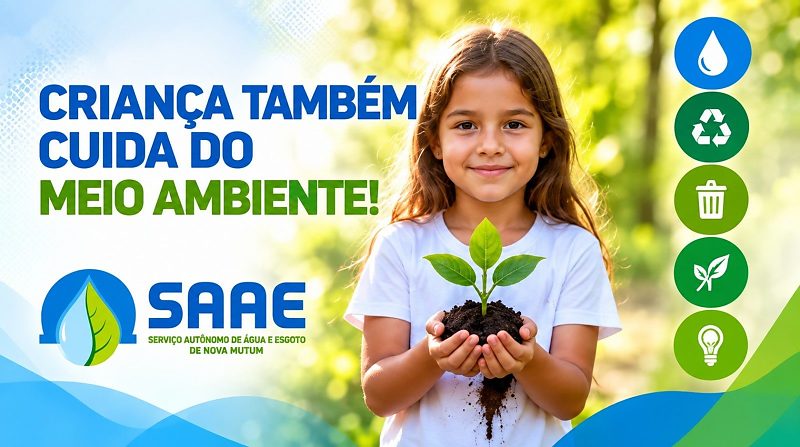 Cuidar do meio ambiente também é coisa de criança!