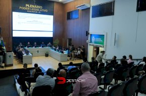 33ª Sessão Ordinária reúne projetos de lei, indicações e homenagem em Nova Mutum/MT
