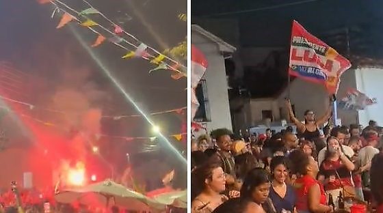 Apoiadores de Lula comemoram reeleição na Praça da Mandioca em Cuiabá;VEJA VÍDEO