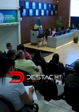 Sessão da Câmara de Nova Mutum tem aprovação na saúde e novas indicações de vereadores